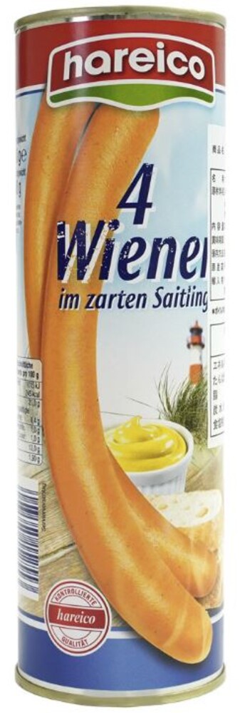 Hareico Wiener Würstchen 4st. 450 g / 200 g