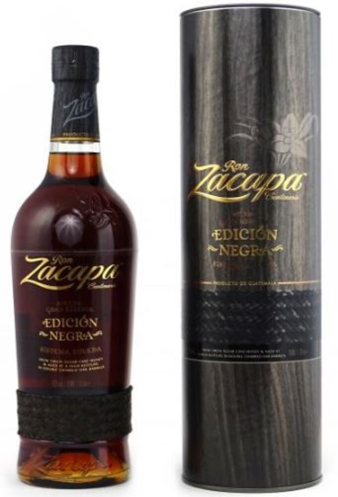 Ron Zacapa Centenario Edición Negra 23y 43% 1 l (tuba)