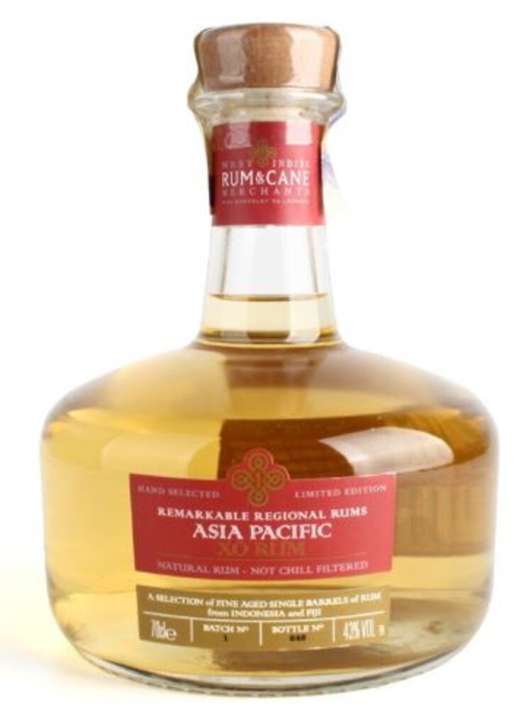 Rum & Cane Asia Pacifi XO 43%  0,7 l (holá láhev)