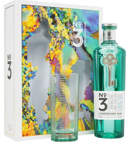 No.3 London Dry Gin 46% 0,7 l (Geschenkpackung 1 Glas)