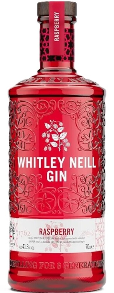 Whitley Neill Gin Raspberry 41,3% 1 l (holá láhev)