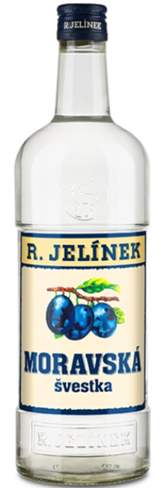 R. Jelínek Moravská Švestka Bílá 38% 1 l (holá láhev)