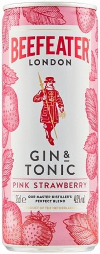 Beefeater Pink & Tonic 4,9% 0,25 l plech