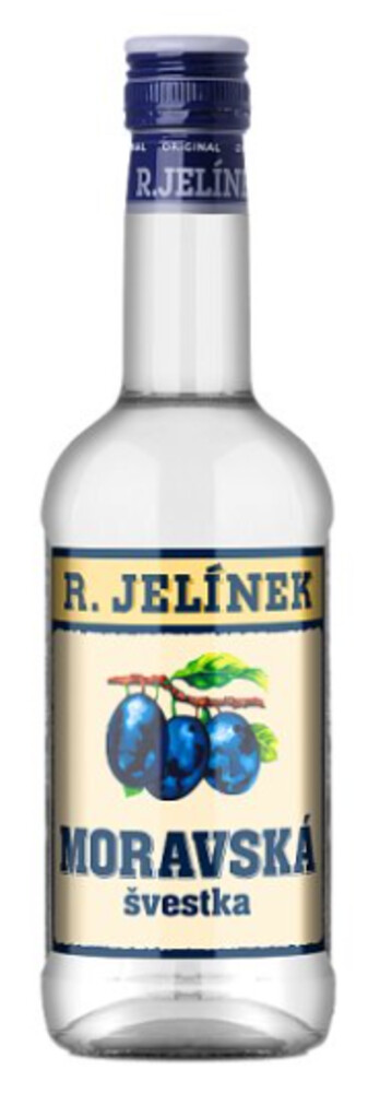 R. Jelínek Moravská Švestka Bílá 38% 0,5 l (holá láhev)