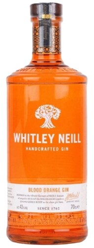 Whitley Neill Blood Orange Gin 43% 1 l (holá láhev)