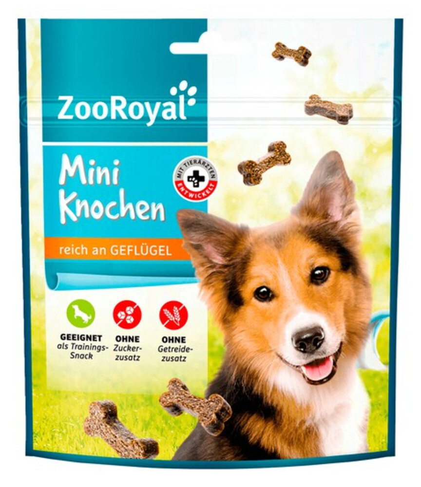 ZooRoyal Mini Knochen reich an Geflügel 100 g