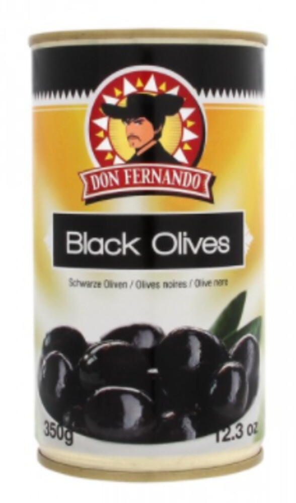 Don Fernando Black Olives 350 g