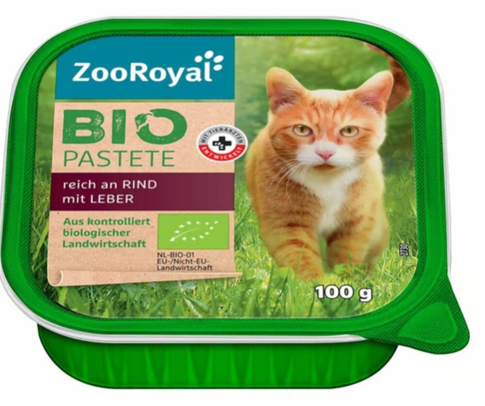 Zooroyal Bio Pastete Rind & Leber 100 g