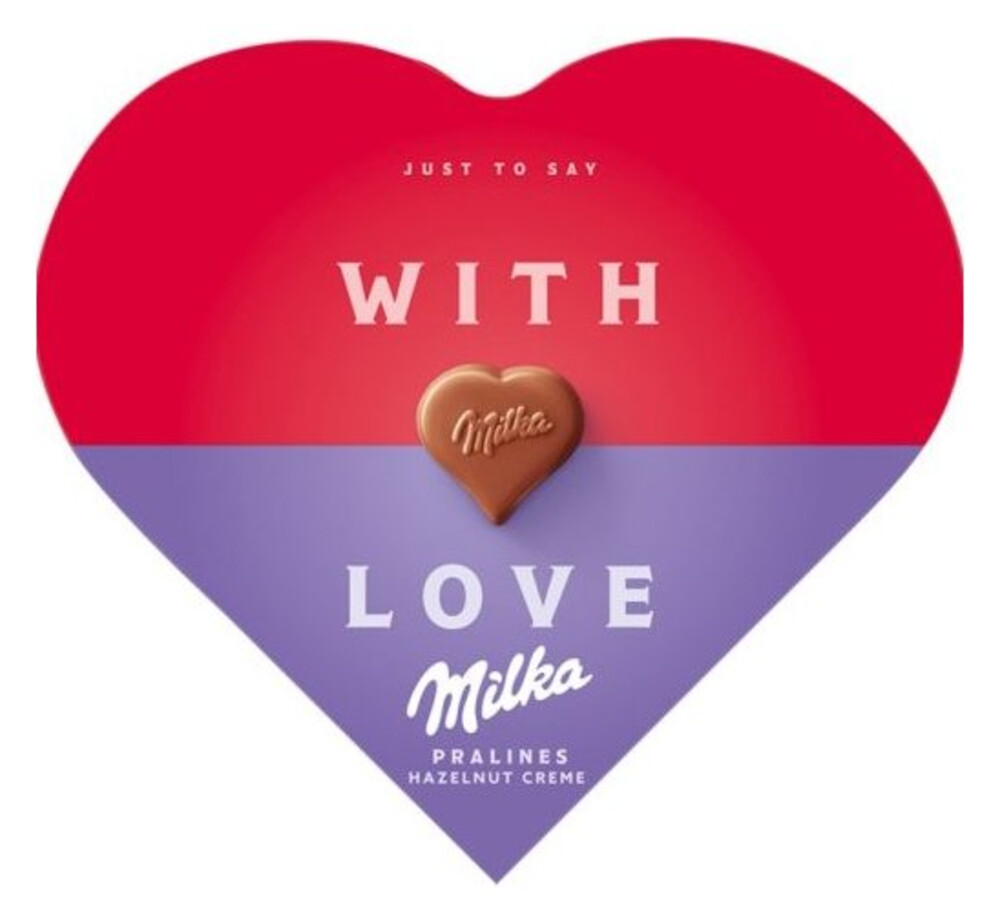 Milka With Love Pralines Hazelnut 44 g