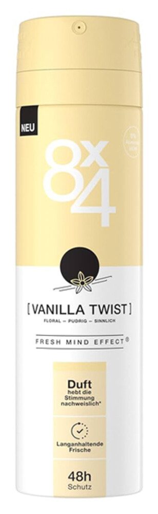 8x4 Vanilla Twist  Deo sprej pro ženy 150ml