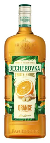 Becherovka Orange & Ginger 20% 0,5 l (holá láhev)
