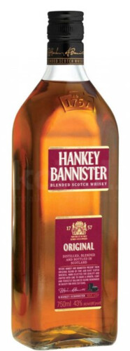 Hankey Bannister Scotch 40% 1 l (holá láhev)
