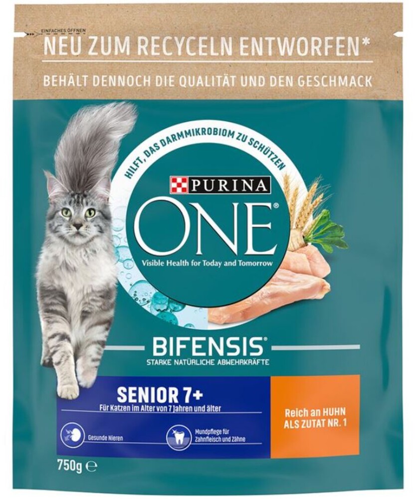 Purina One Bifensis Senior 7+ Huhn 750 g