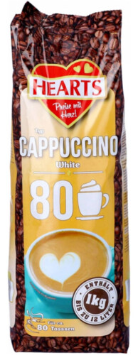Hearts Cappuccino White 1kg