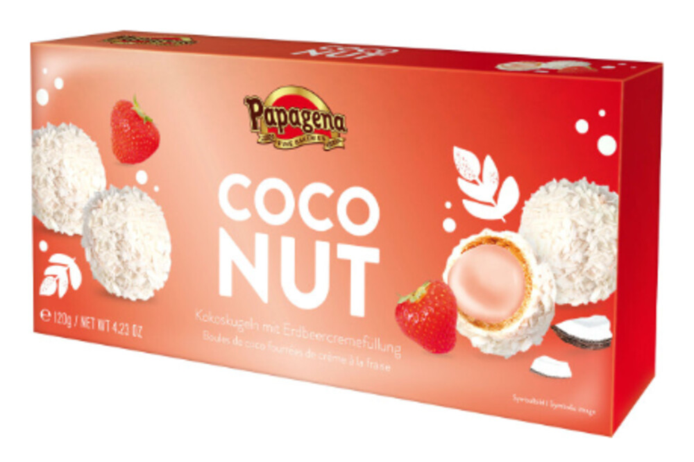 Papagena Kokos s Jahodou 120 g