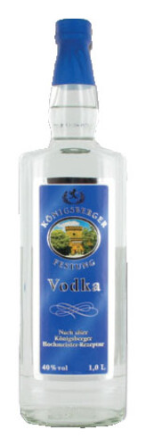 Königsberger Festung Vodka 40% 1 l (holá láhev)