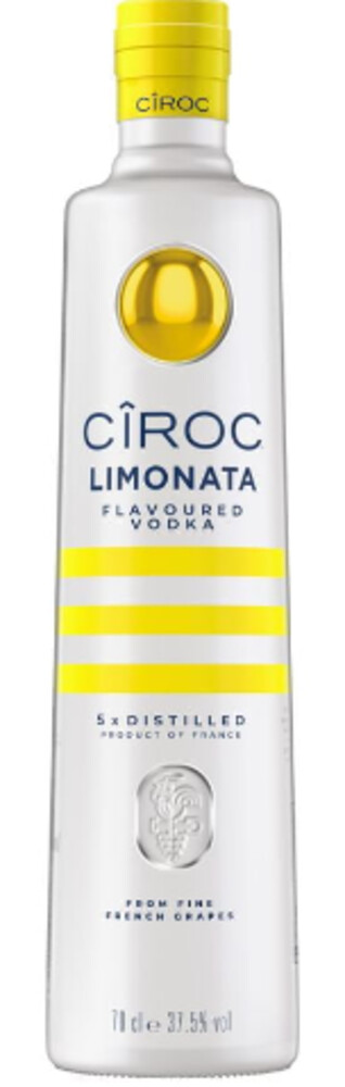 Ciroc Limonata Vodka 37,5% 0,7 l (holá láhev)