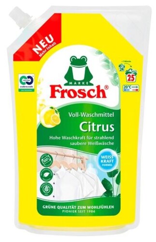 Frosch Citrus Voll Waschmittel 25 wl 1,5 l