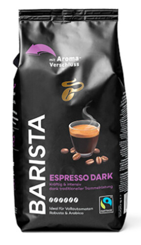 Tchibo Barista Espresso Dark zrnková káva 1 kg