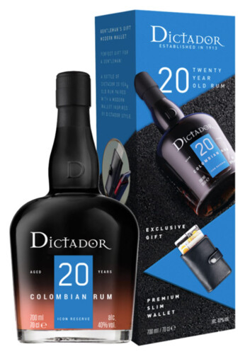 Dictador 20Y Old Rum Colombian 40% 0,7 l (karton)