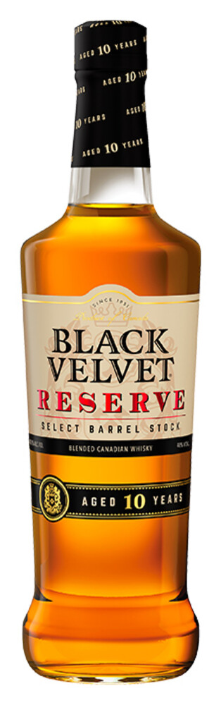 Black Velvet Reserve 10Y 40% 1 l (holá láhev)