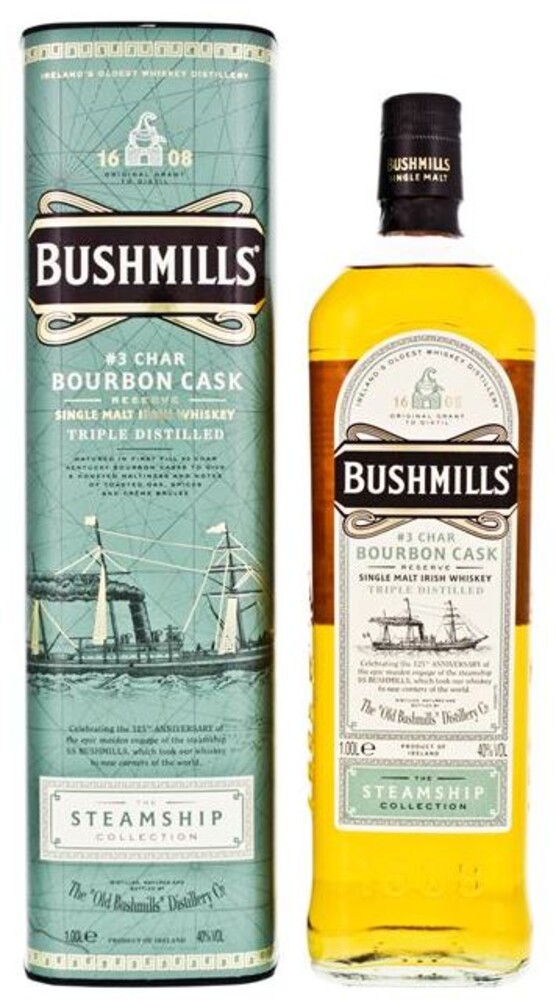 Bushmills Steamship Collection Bourbon Cask 40% 1 l (tuba)
