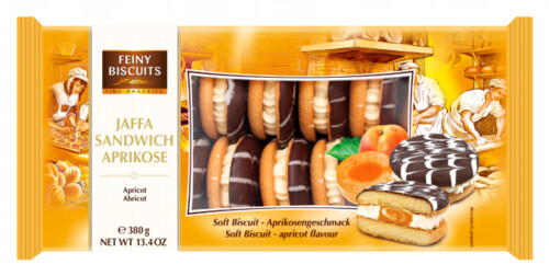 Jaffa Sandwich Aprikose 380 g