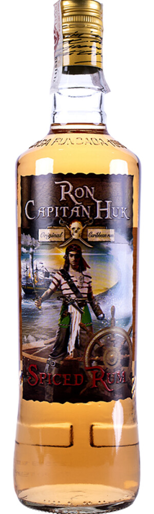 Ron Captain Huk Spiced 37,5% 1 l (holá láhev)