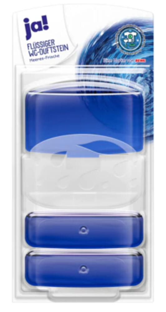 Ja! Tekutý gel do WC – svěžest moře 3 x 55 ml