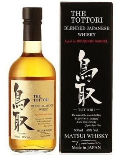 The Tottori  Bourbon Barrel 43% 0,5 l (karton)