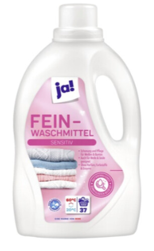 Ja! Feinwaschmittel Sensitiv 37 wl 1,5 l