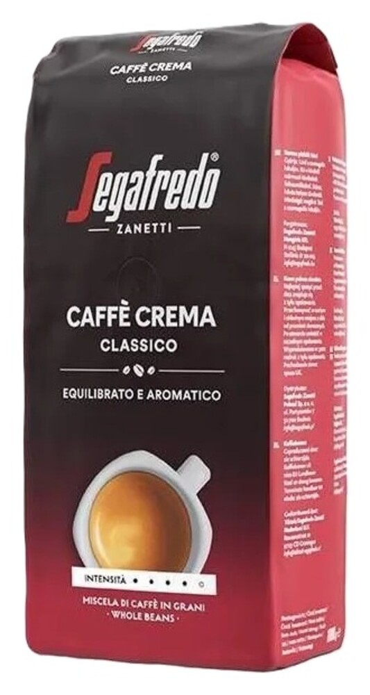 Segafredo Caffé Crema Classico zrnková káva 1 kg