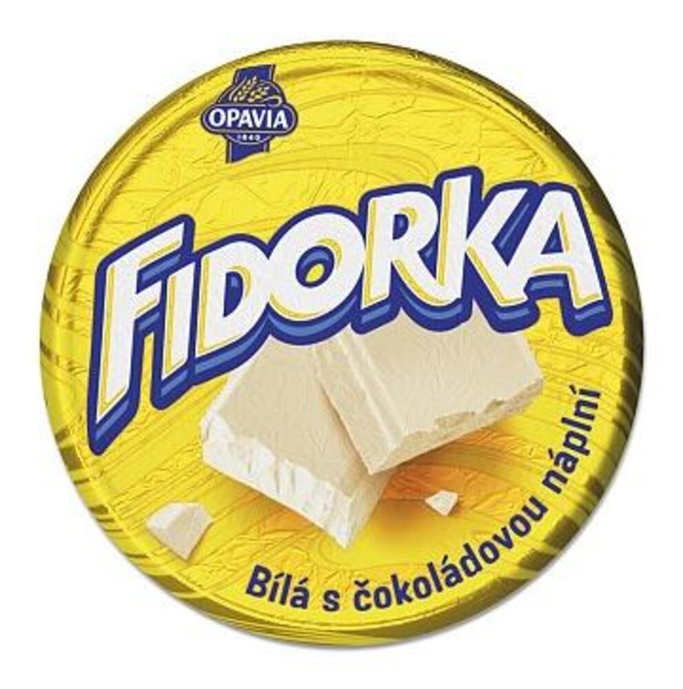 Opavia Fidorka bílá s čokoládou 30 g