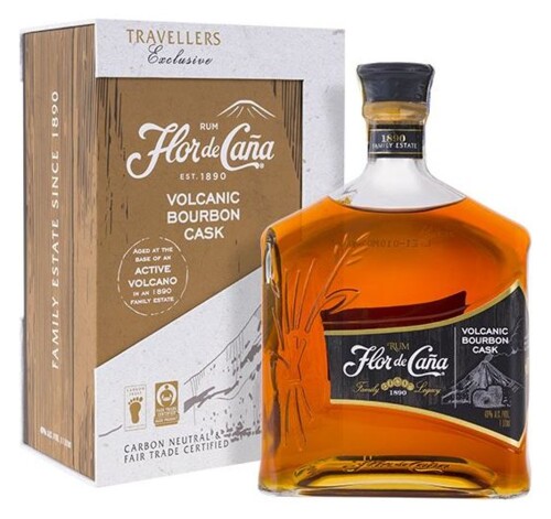 Flor De Cana Volcanic Bourbon Cask 40% 1 l (karton)