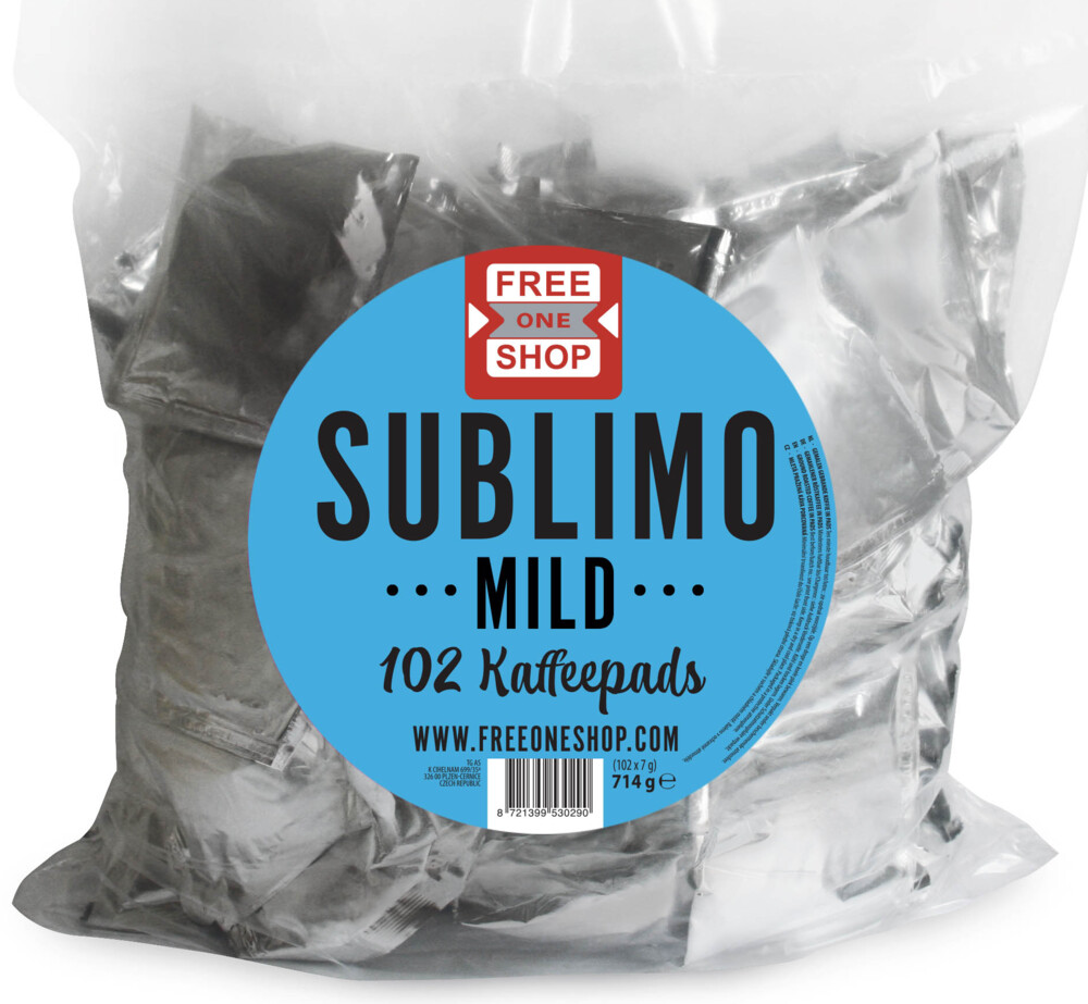 Free One Shop Mild pads 102 ks 714 g