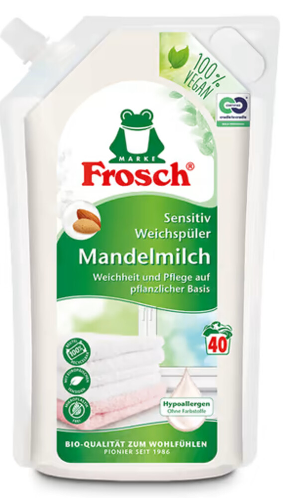 Frosch Mandelmilch Sensitiv Weichspüler 40wl 880ml