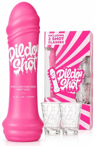 Dildo Shot Vodka +2 skleničky 10% 0,7L (karton)