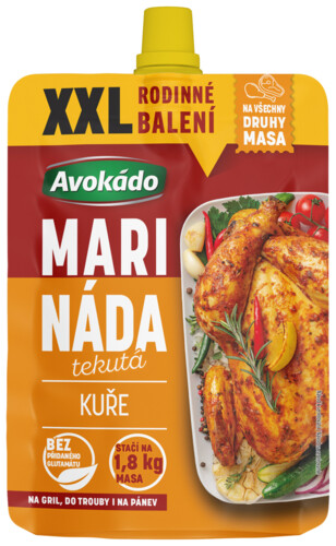 Avokádo Marináda Tekutá Kuře 205 ml sáček