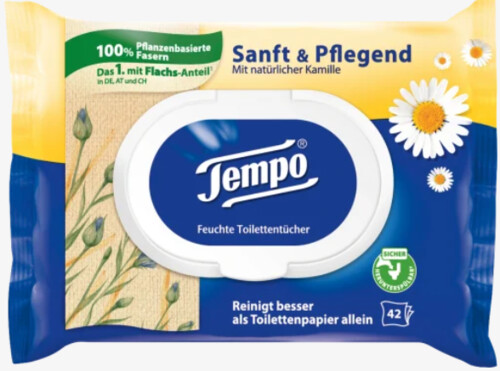 Tempo Feuchte Toilettentücher Sanft&pflegend 