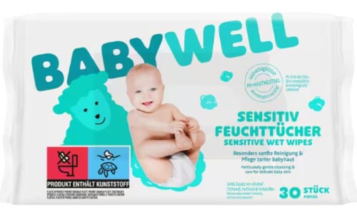 Babywell Sensitiv Feuchttücher 30 ks