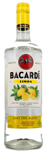 Bacardi Limón 27% 1 l (holá láhev)