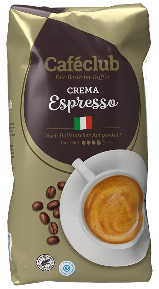 Caféclub Crema Espresso zrnková káva 1 kg