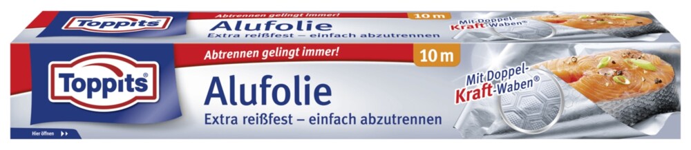 Toppits Alufolie 10 m X 29,5 cm
