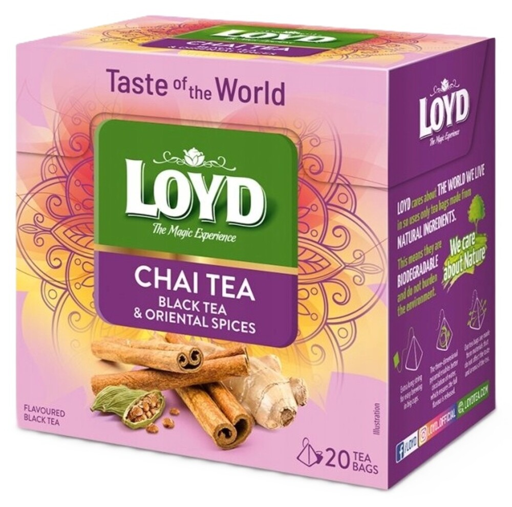 Loyd Chai Tea Black Tea Oriental Spices 20 x 1,8 g