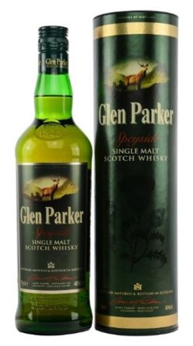 Glen Parker Speyside Single Malt 40% 1 l (tuba)