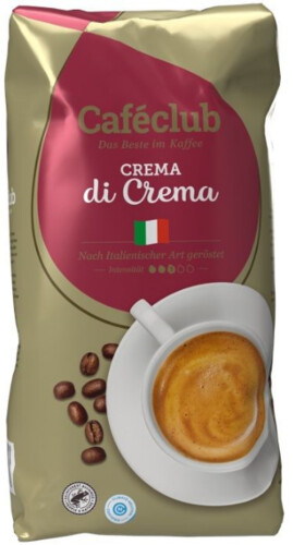 Caféclub Crema Di Crema zrnková káva 1 kg
