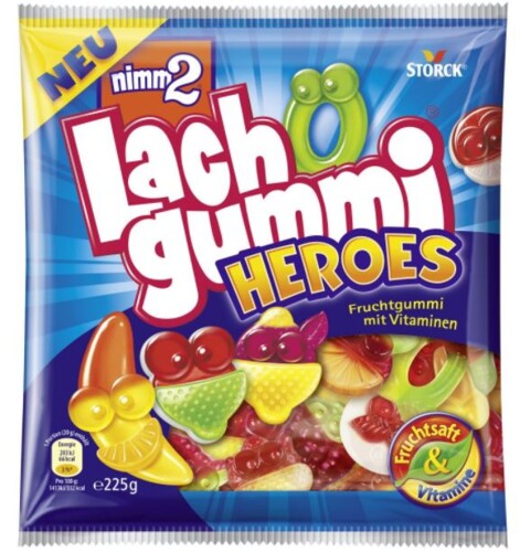 Nimm2 Lachgummi Heroes 225 g