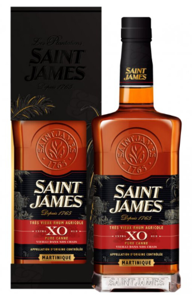 Saint James XO Rum 43% 0,7 l (karton)