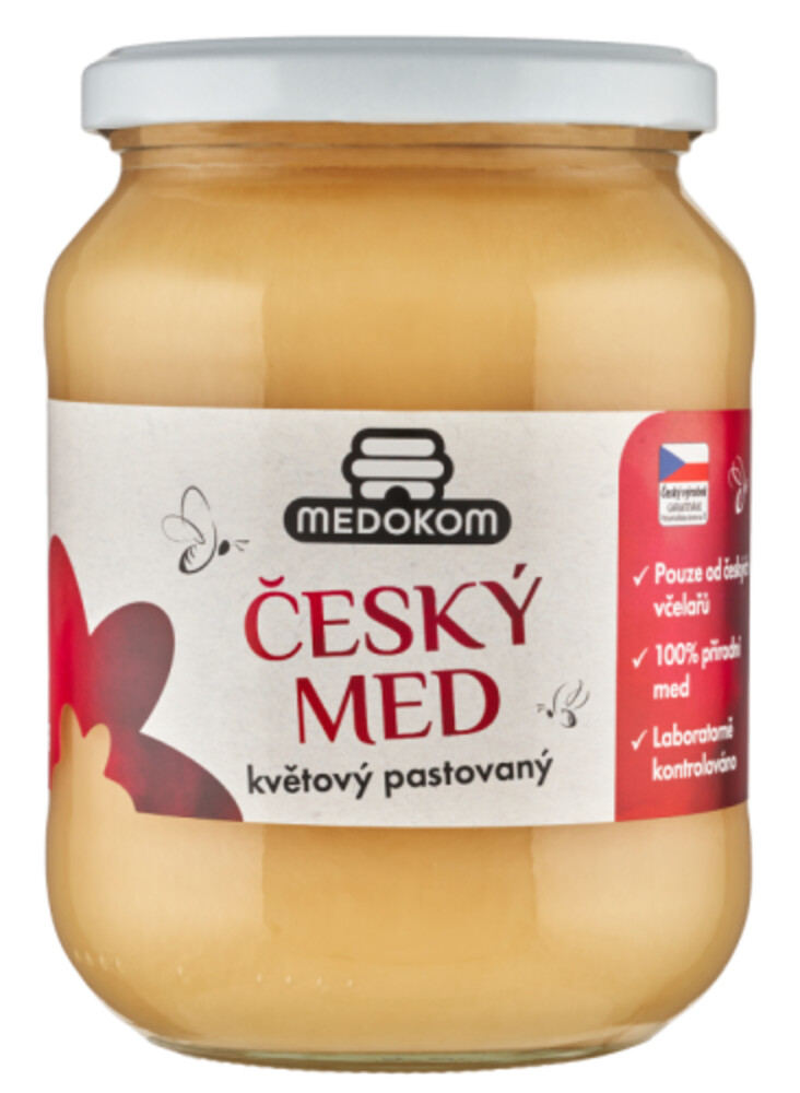 Medokomerc Český Med Květový Pastovaný 900 g