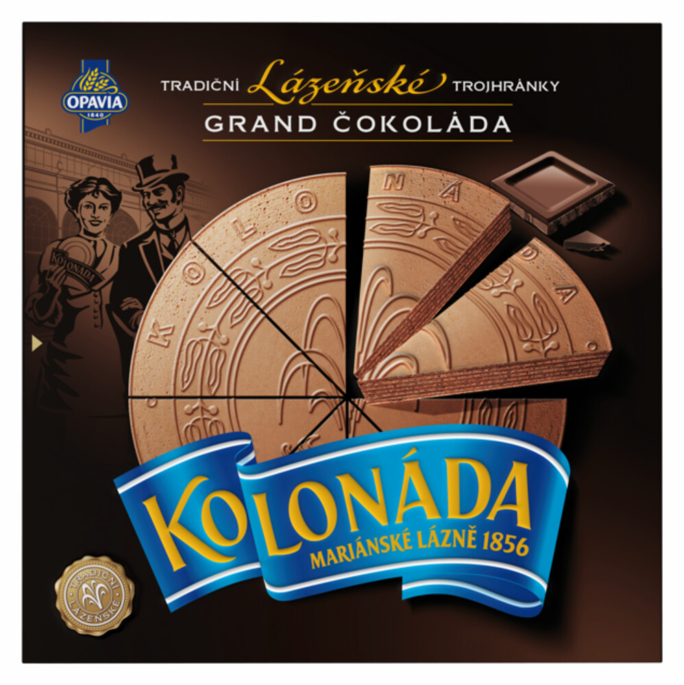 Opavia Kolonáda lázeňské trojhránky čokoládové 200 g